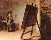 REMBRANDT Harmenszoon van Rijn The Artist in his Studio oil painting reproduction
